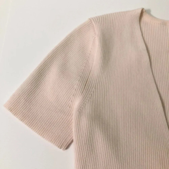 Aritzia Wilfred Elouan Tie Front Ribbed Knit Top Size XS - Picture 4 of 15